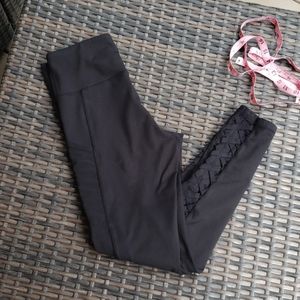Mantravie Black Leggings